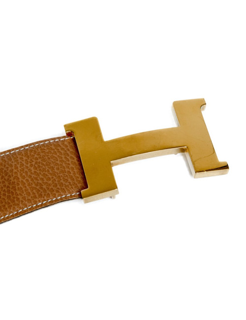 Ceinture H HERMES  GM cuir courchevel t 70