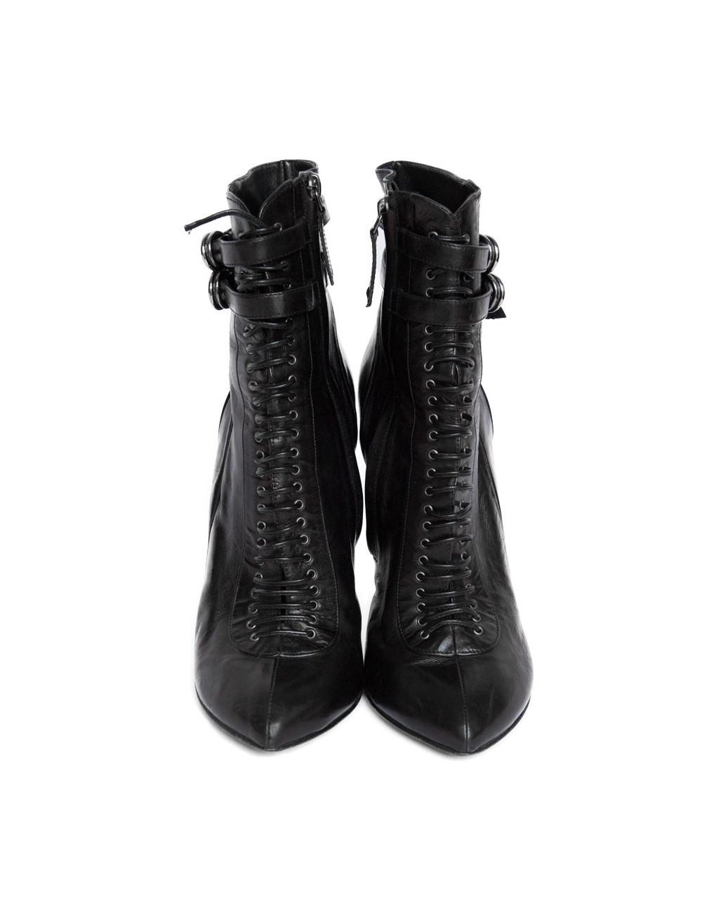 Boots NINA RICCI T 38 cuir noir