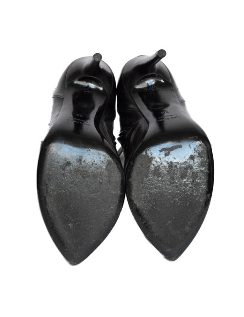 Boots NINA RICCI T 38 cuir noir