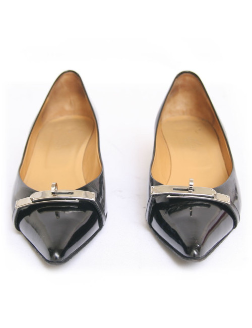 Escarpins HERMES t37 boucle Kelly