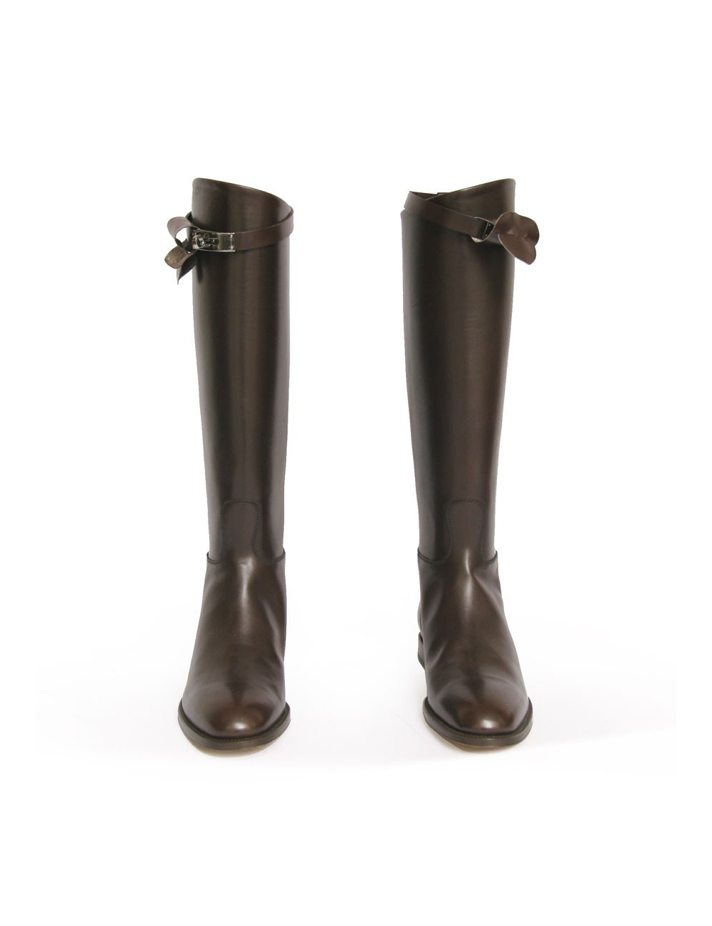 Bottes jumping t 40 HERMES BOX moka  ruthenium