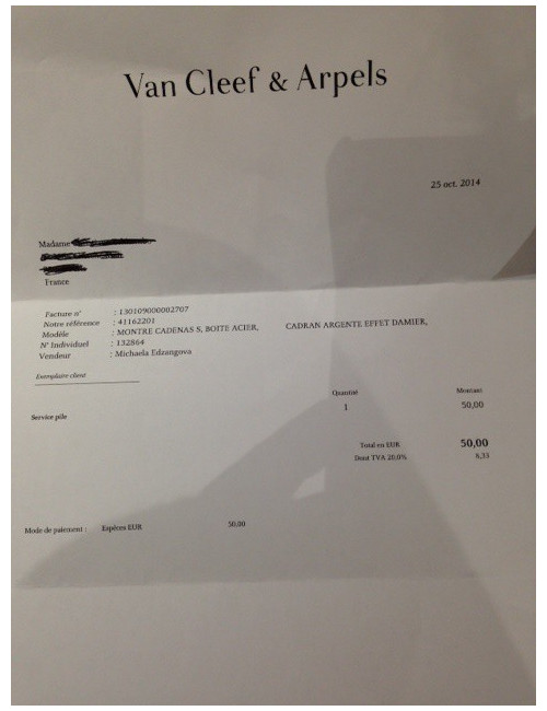 Montre VAN CLEEF & ARPELS cadenas 