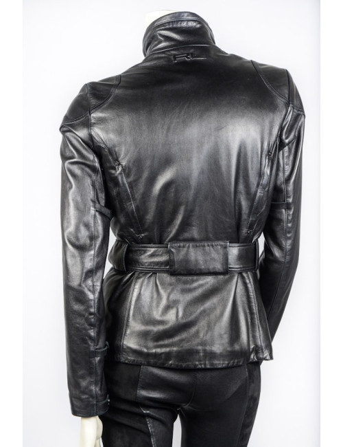 Blouson RALPH LAUREN t2 cuir d'agneau noir