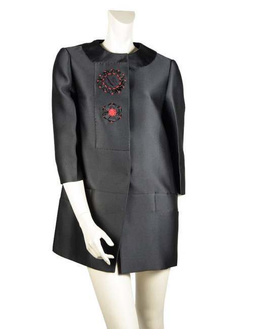 Veste du soir PRADA t 40 it soie noire