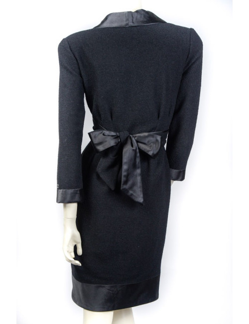 Robe CHANEL  t 42 laine et soie