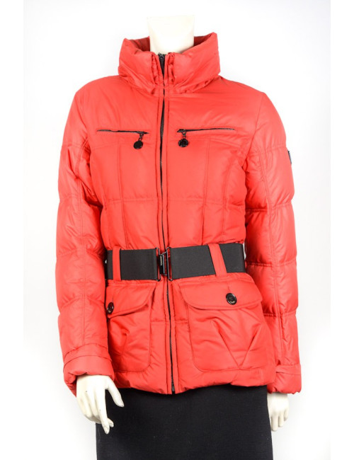 Parka VUARNET T42 rouge col renard