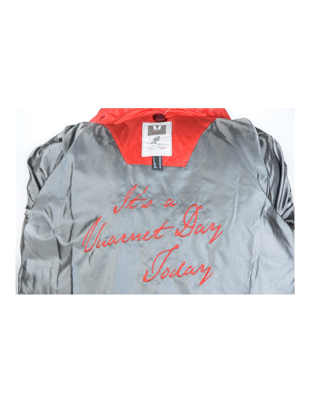 Parka VUARNET T42 rouge col renard