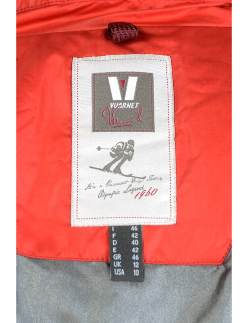 Parka VUARNET T42 rouge col renard