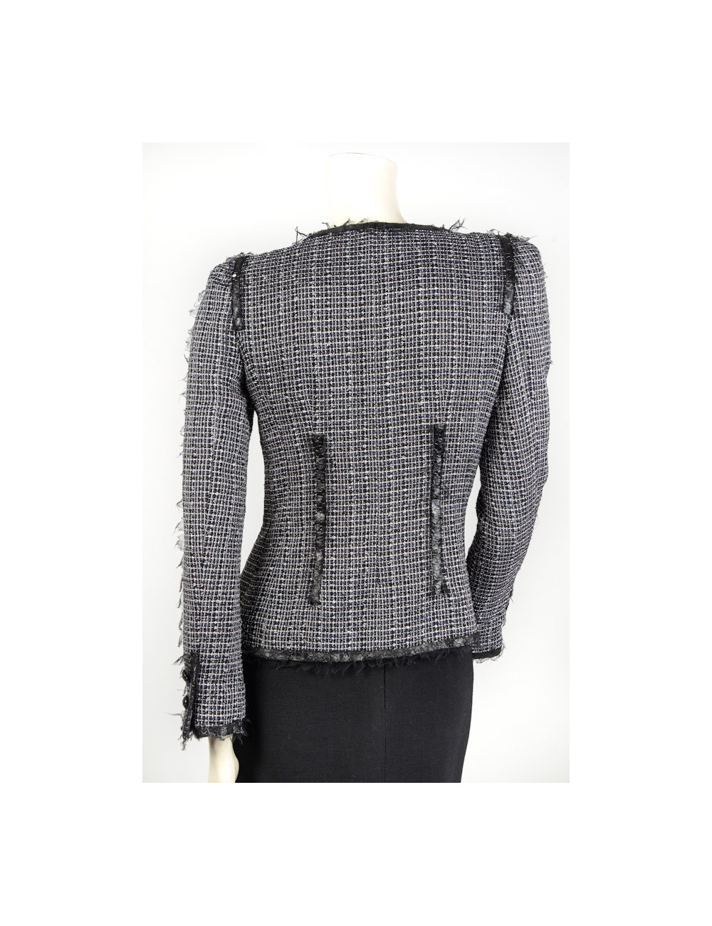 Veste CHANEL T 36 tweed 