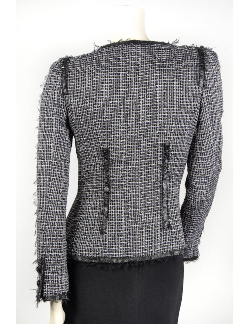 Veste CHANEL T 36 tweed 