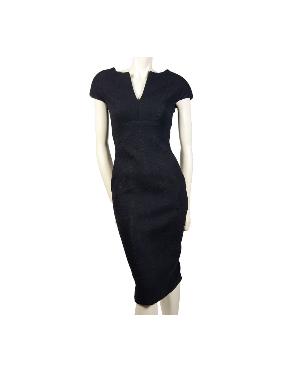 Robe ELIE SAAB noire en crèpe