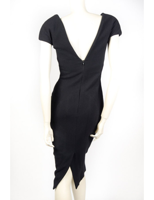 Robe ELIE SAAB noire en crèpe