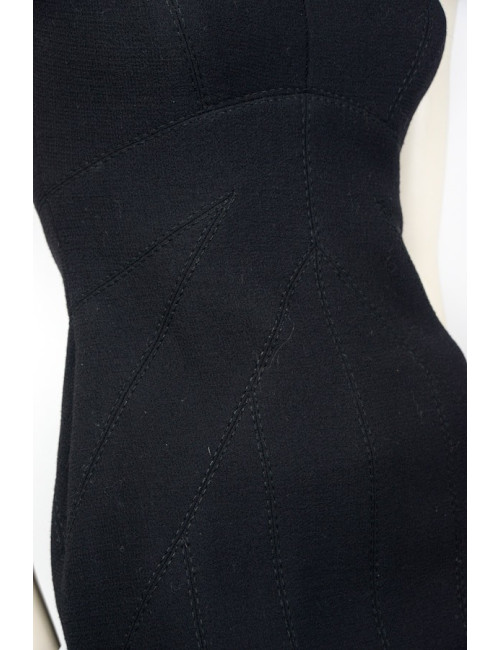 Robe ELIE SAAB noire en crèpe