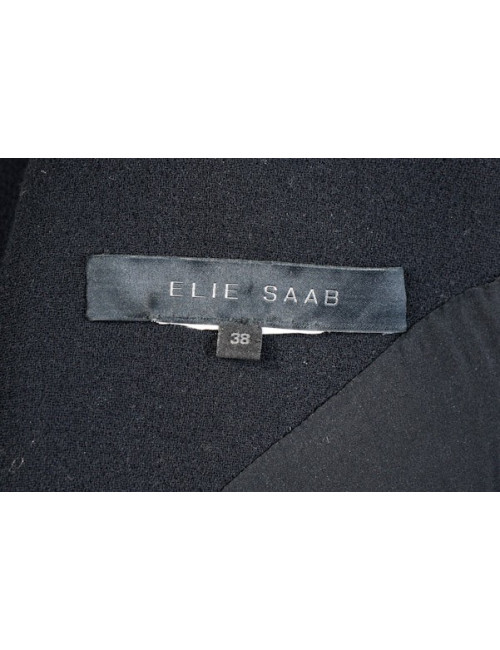 Robe ELIE SAAB noire en crèpe
