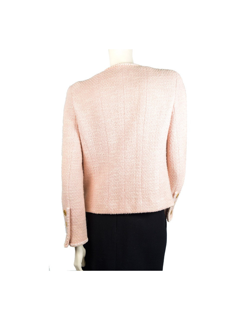 Veste CHANEL en tweed rose