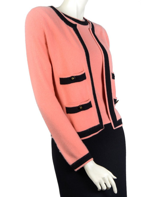 Twin set CHANEL en cachemire