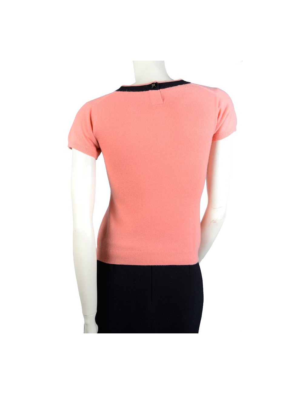 Twin set CHANEL en cachemire