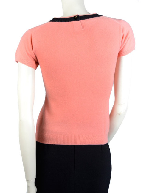 Twin set CHANEL en cachemire