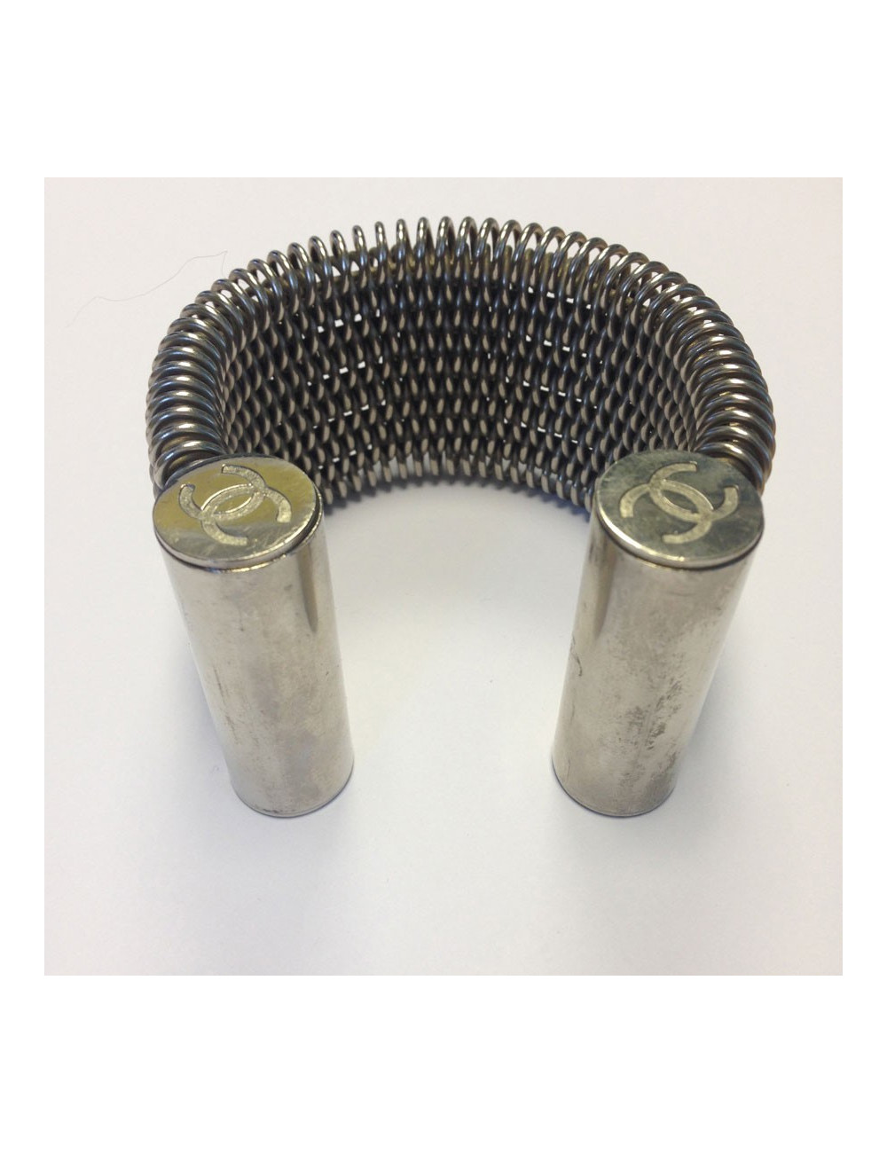 Manchette CHANEL acier tressé