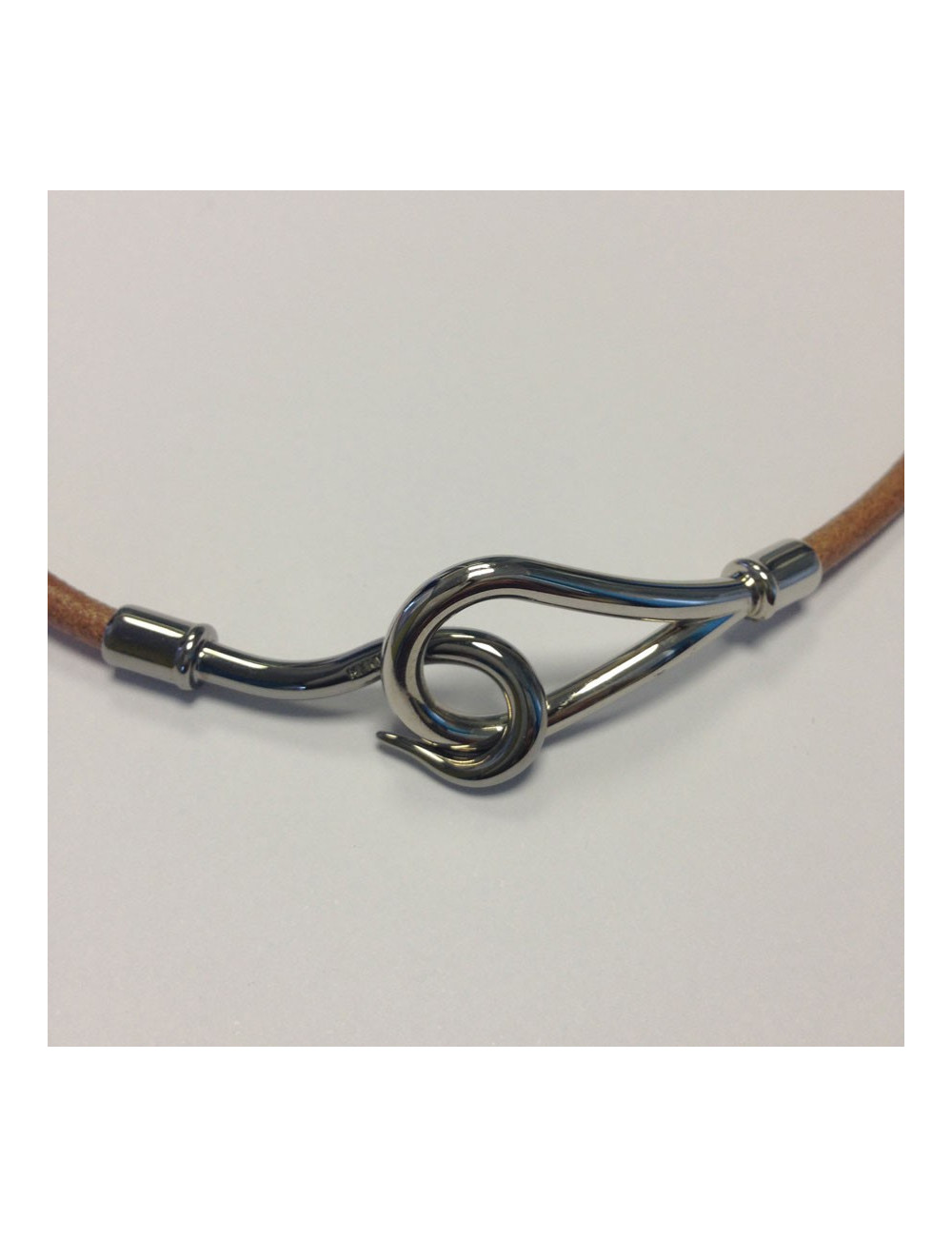 Collier Jumbo HERMES lien cuir 