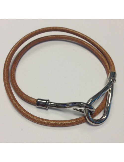 Collier Jumbo HERMES lien cuir 