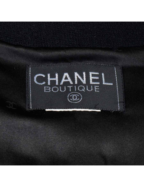 Veste CHANEL vintage laine noire