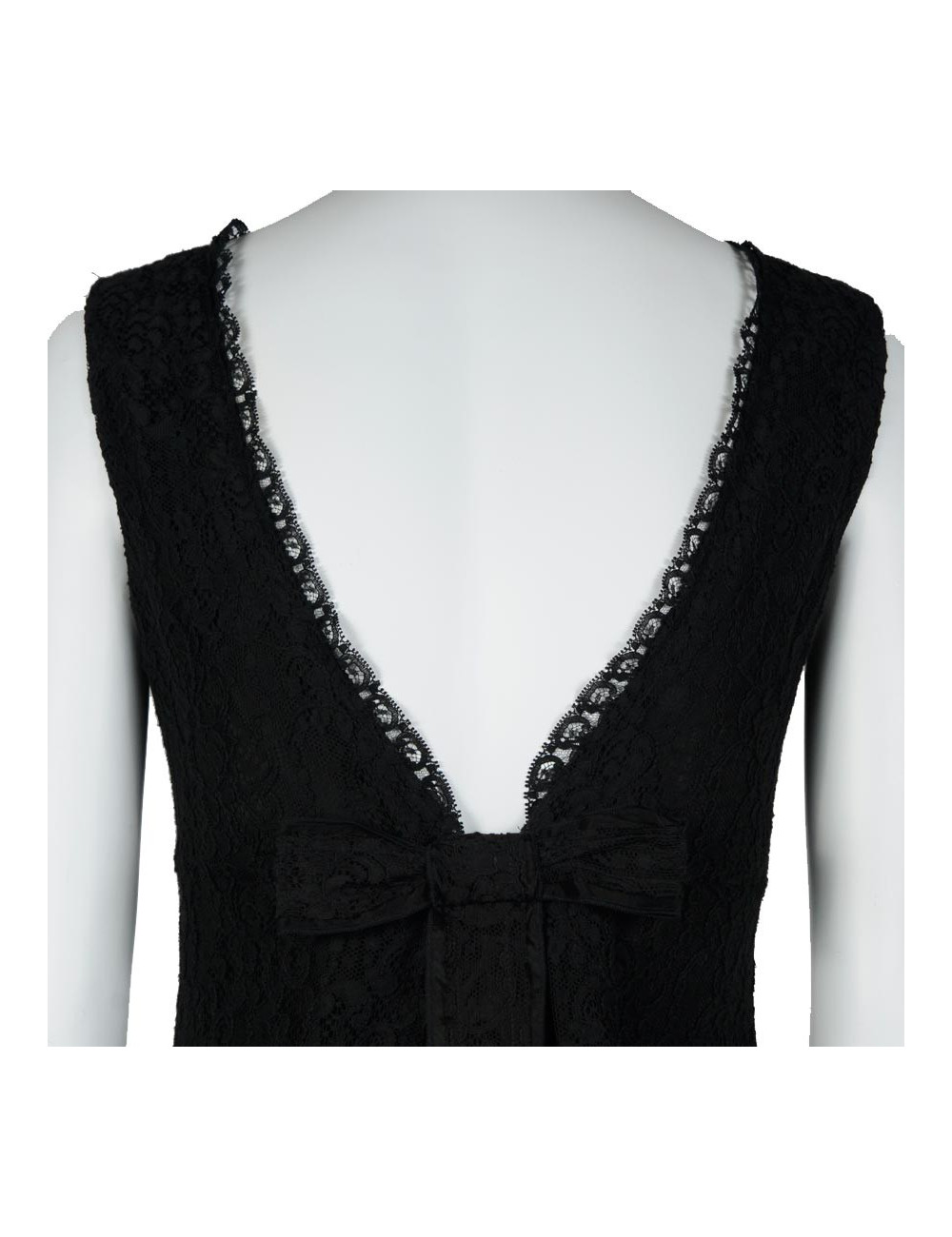 Robe de cocktail DOLCE & GABBANA T40 it dentelle noire 