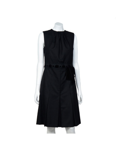 Robe YVES SAINT LAURENT T38 grise stretch