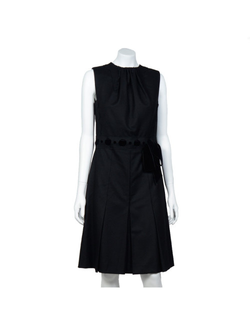 Robe YVES SAINT LAURENT T38 grise stretch