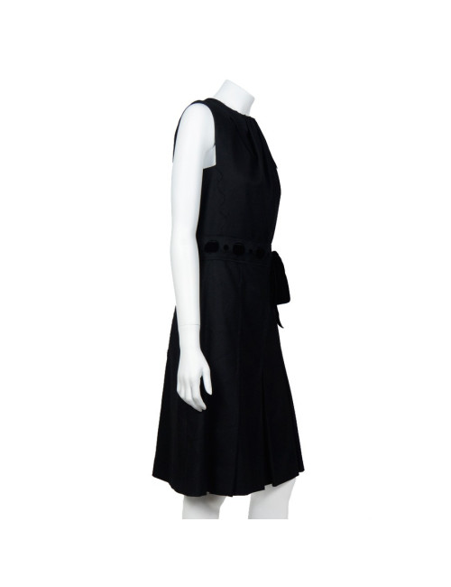 Robe YVES SAINT LAURENT T38 grise stretch