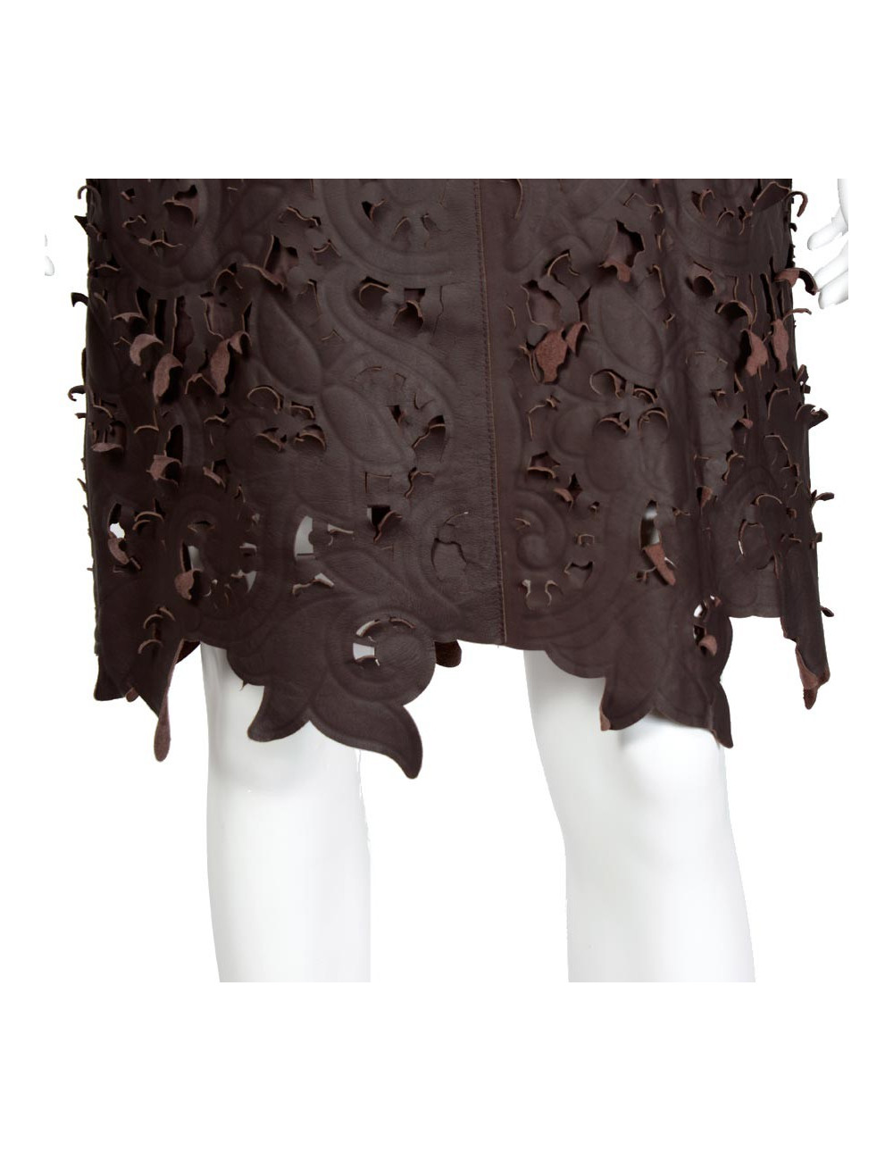 Robe CARVEN T38 cuir 