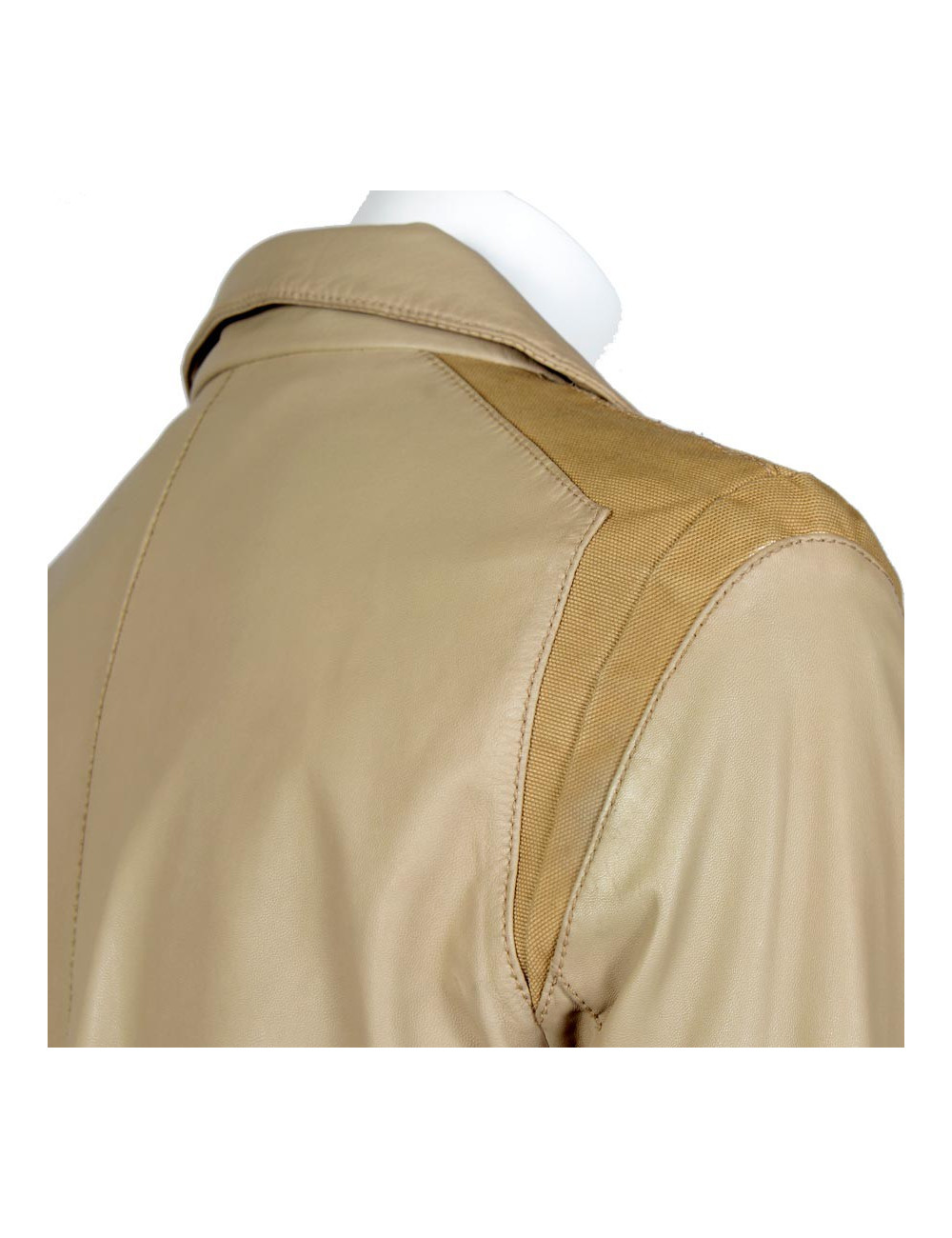 Blouson PRADA t 44 it agneau beige