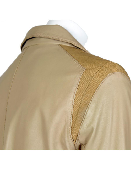 Blouson PRADA t 44 it agneau beige