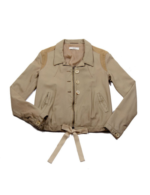 Blouson PRADA t 44 it agneau beige