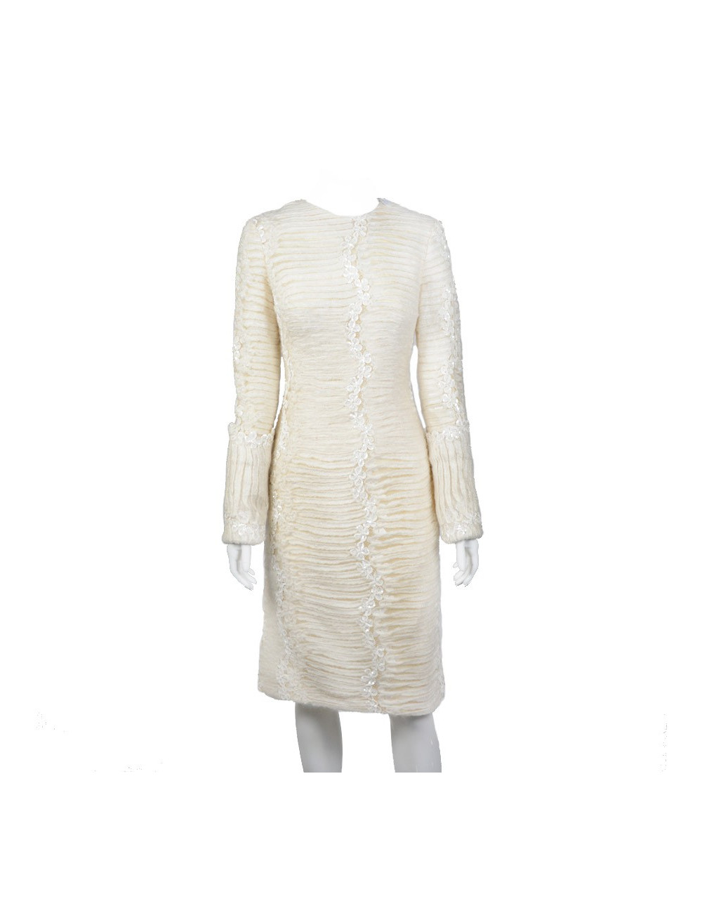 Robe HERVE LEGER COUTURE t 38 beige
