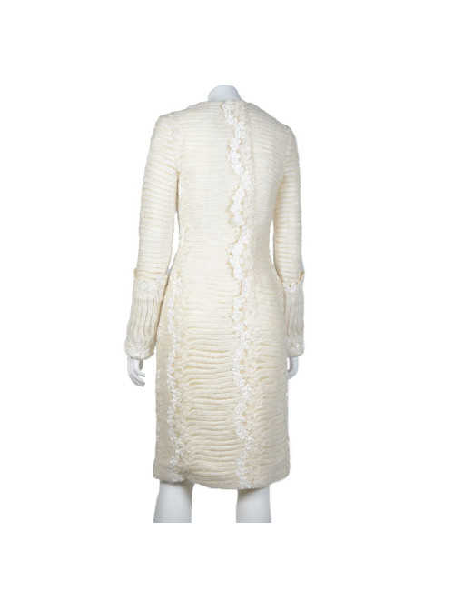 Robe HERVE LEGER COUTURE t 38 beige