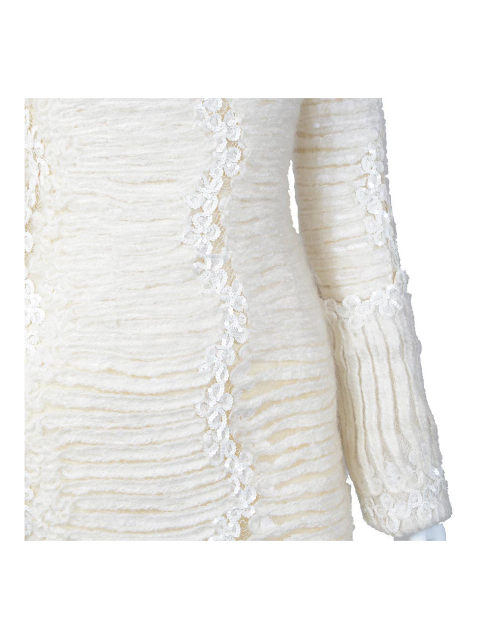 Robe HERVE LEGER COUTURE t 38 beige