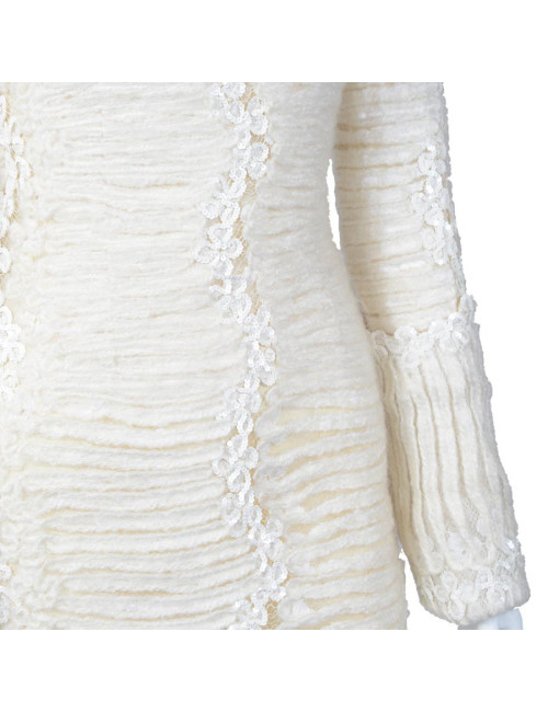 Robe HERVE LEGER COUTURE t 38 beige