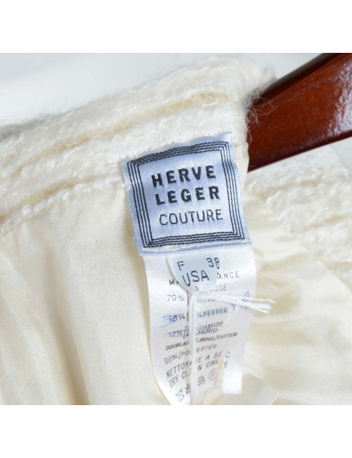 Robe HERVE LEGER COUTURE t 38 beige