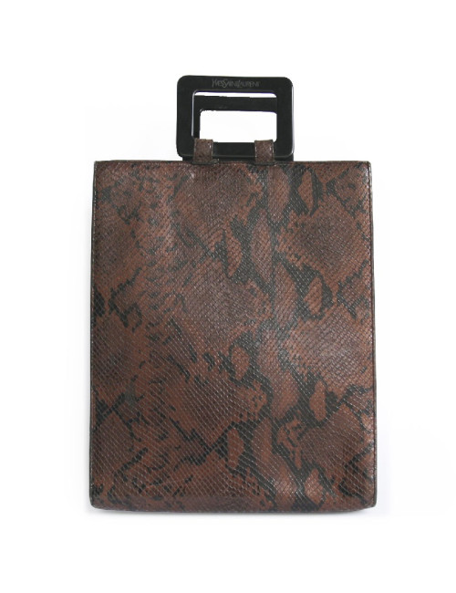 sac YVES SAINT LAURENT croco