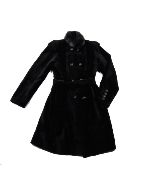 Manteau en vison rasé anonyme