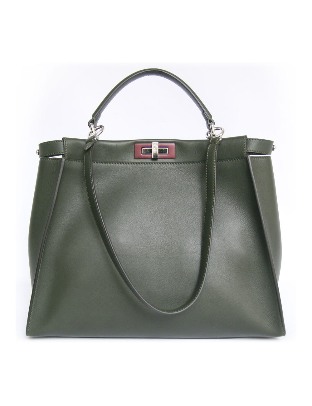 Sac Peekaboo FENDI kaki