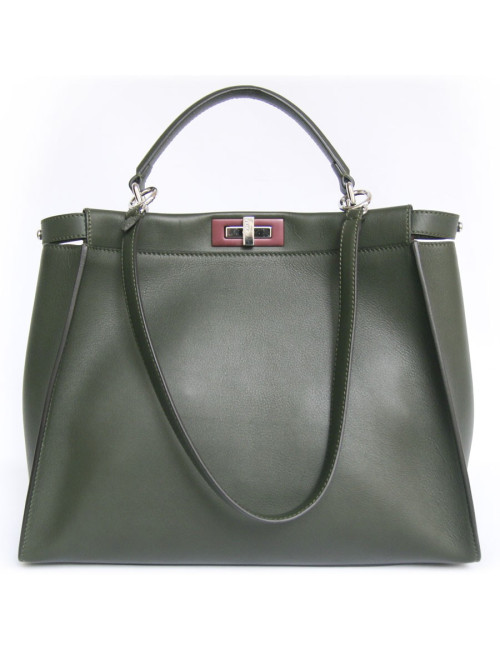 Sac Peekaboo FENDI kaki