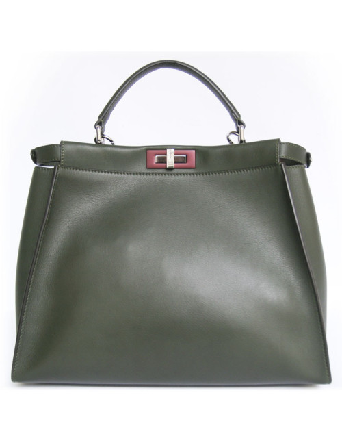 Sac Peekaboo FENDI kaki