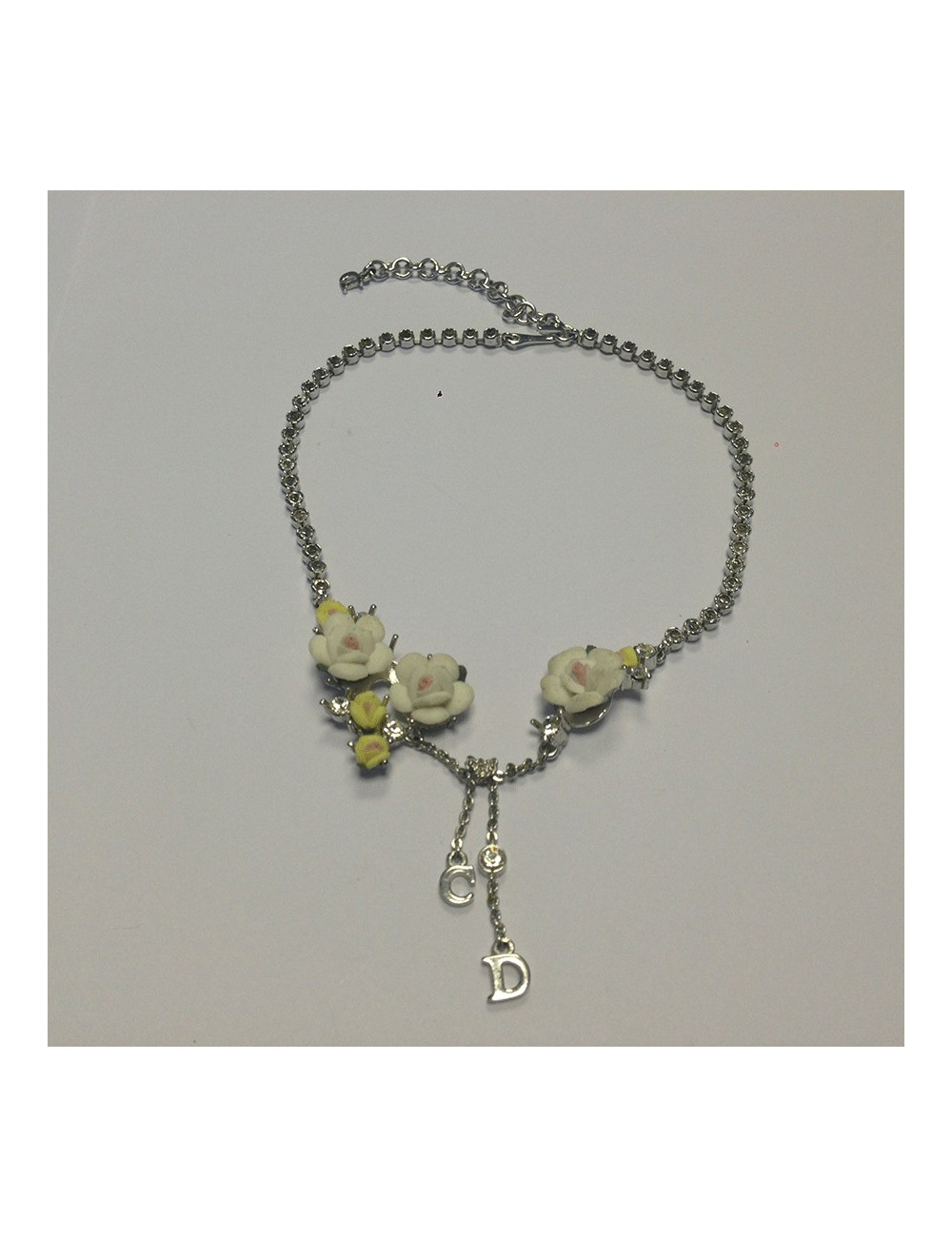 Coller DIOR roses en résine 