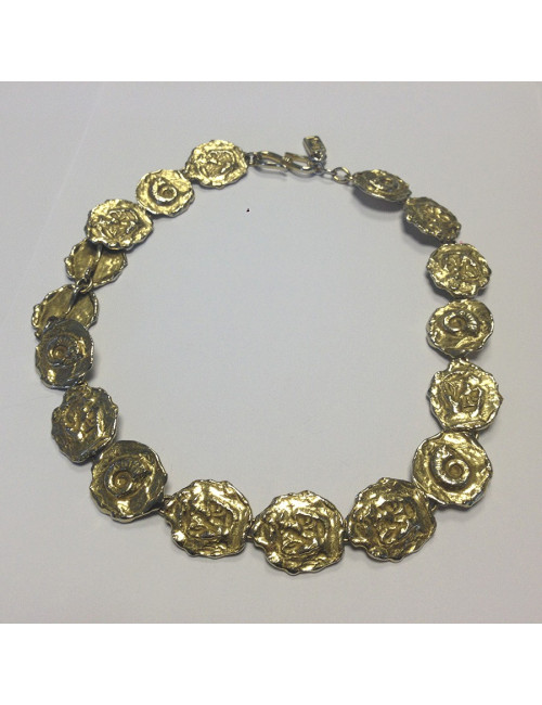 Collier "signes du zodiaque" YVES SAINT LAURENT doré