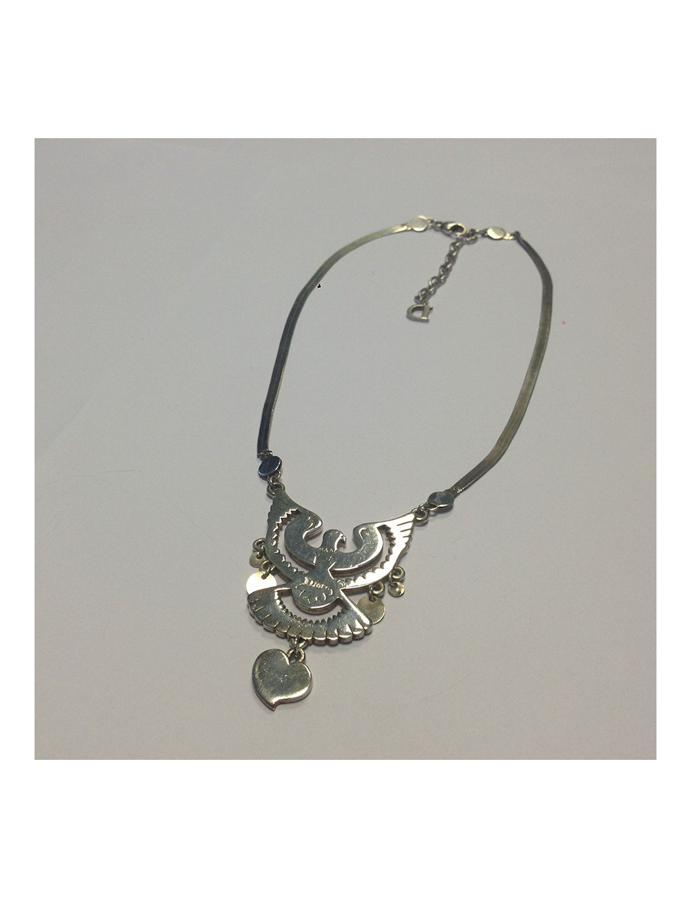 Collier "Aigle" DIOR en argent massif