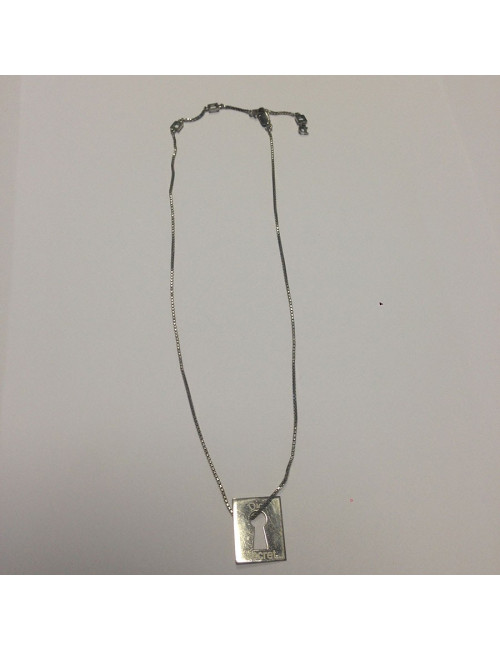 Collier "Secret" DIOR palladié