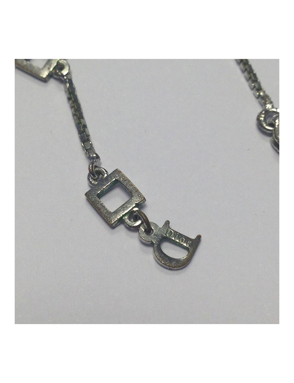 Collier "Secret" DIOR palladié