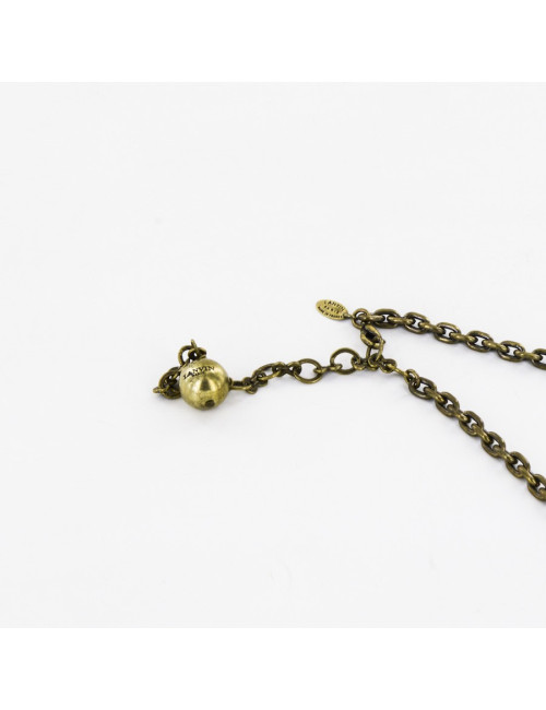 LANVIN Collector 'YOU' necklace in gilded metal with 18 carat gold